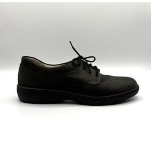 ROMIKA Nubuck Shoe's Women's‎ Size US 8 EU 38 Black Lace Up Comfort Shoe